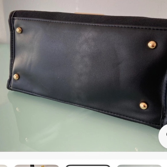 Versace Parfums 2way bag Black and Gold Shoulder Bag - Picture 7 of 10